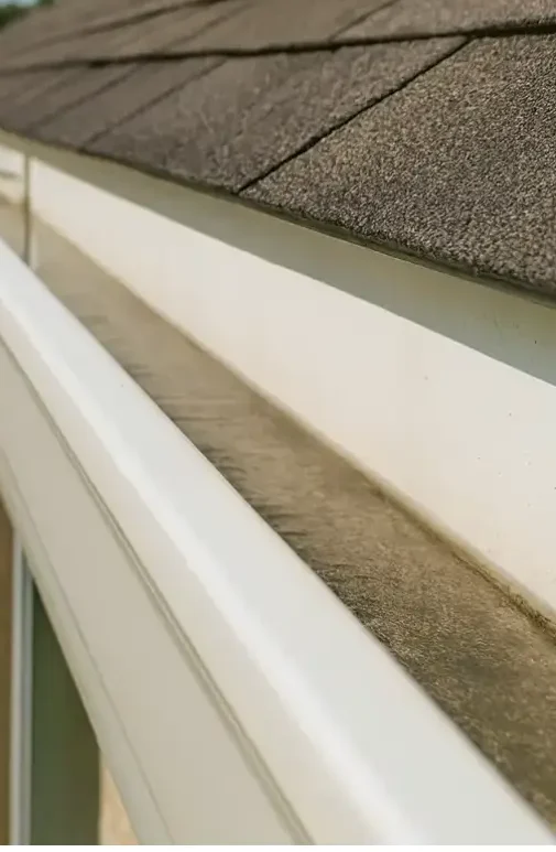 After gutter cleaning